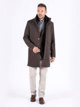Aston coat I brun