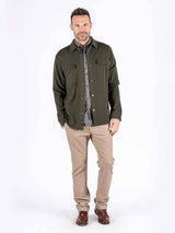 Jester overshirt i army