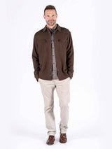 Jester overshirt i brun