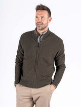 Murphy strik cardigan i brun