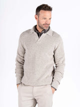 Scott strik polo i lys sand