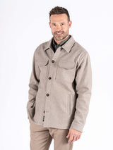 Shane overshirt i sand