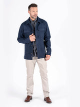 Shane overshirt i navy