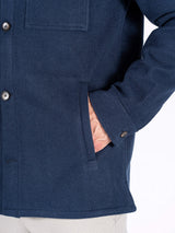 Shane overshirt i navy