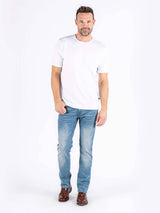 Johnson basic tee i hvid
