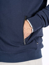 Tony sweat cardigan I navy