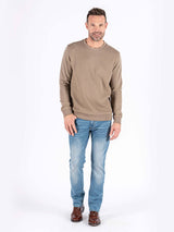 Carlton sweat o-neck I sand