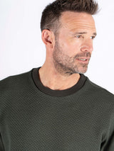 Carlton sweat o-neck I grøn