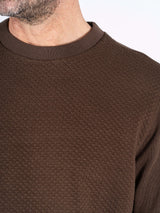 Carlton sweat o-neck I brun