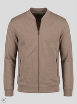 Carlton sweat cardigan I sand