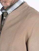 Carlton sweat cardigan I sand