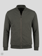 Carlton sweat cardigan I grøn