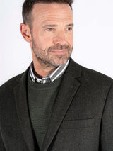 Palmer blazer I mørk grøn
