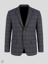 Collins blazer I grå tern