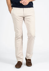 Becker chino pants I lys sand