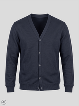 Dillon sweat cardigan I navy