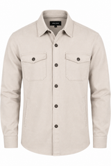 Halton overshirt / hørskjorte I sand