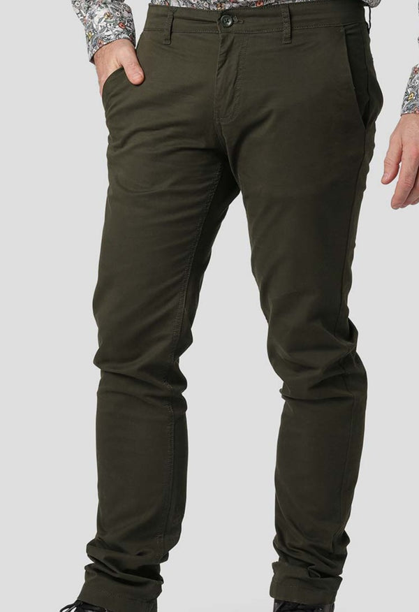 Robert 5045 chinos i grøn